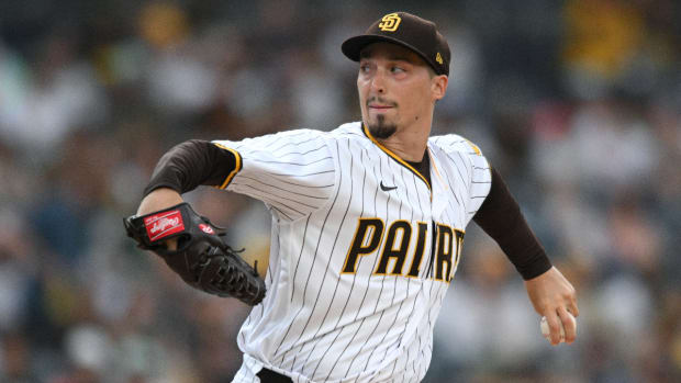 Former San Diego Padres pitcher Blake Snell